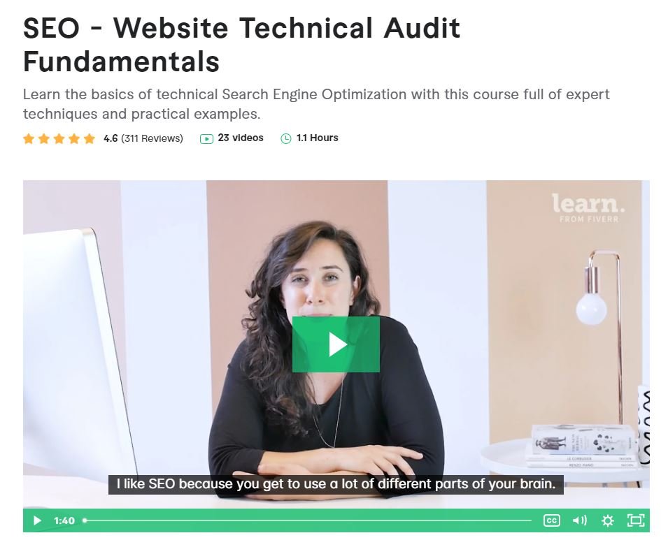 Seo Website Technical Audit Course